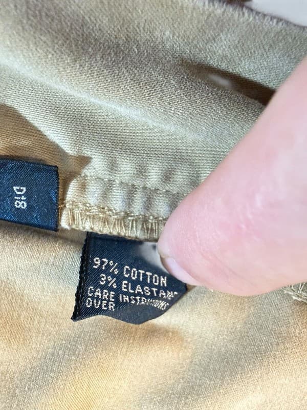 Polo by Ralph Lauren Men's Classic Fit Flat Front Khaki Chino Pants 34/34 - Thumbnail 5