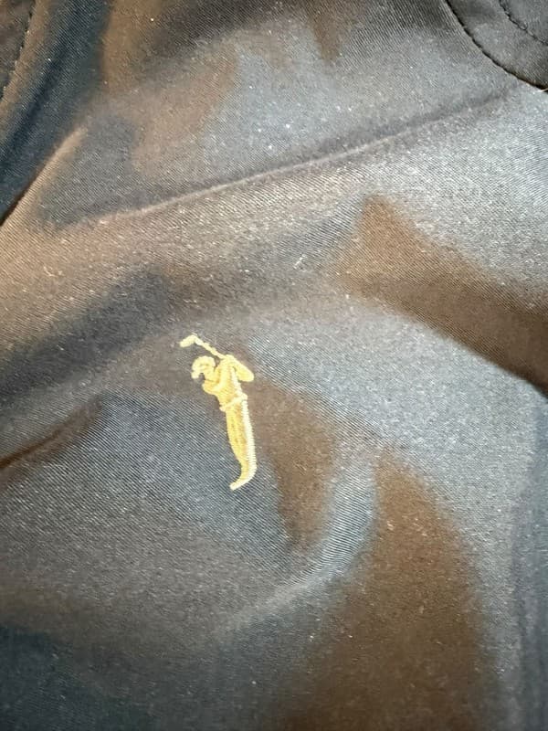 Austin Golf XXL Navy Blue V-Neck Windbreaker Pullover Jacket - Thumbnail 6