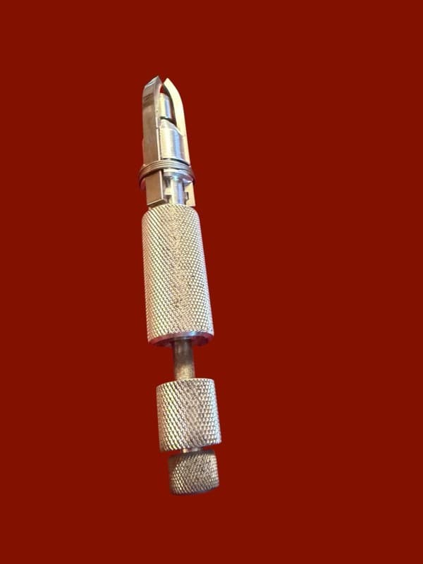 Vintage Kleen Reem Pipe Tool with Case and Drill Bit by W.J. Young Co. Peabody - Thumbnail 4