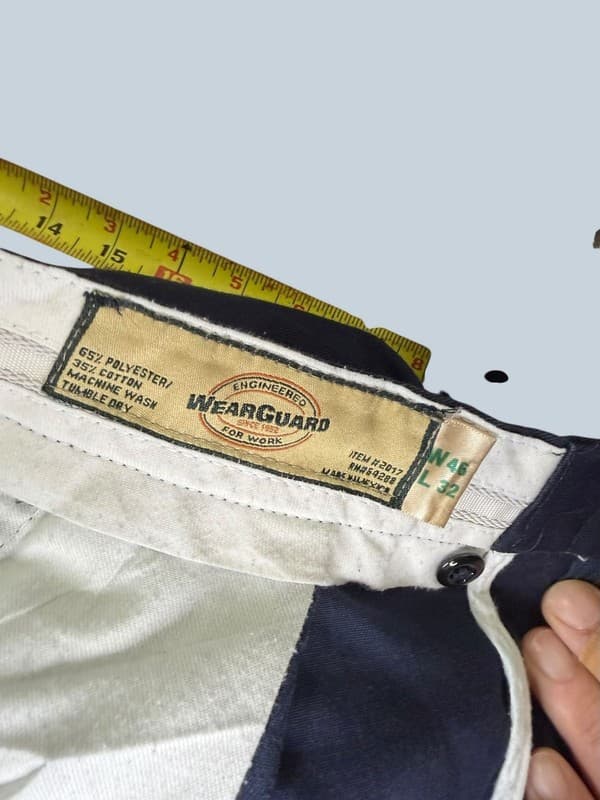WearGuard Blue Engineered For Work Cargo Pants Size 46x32 - Thumbnail 3