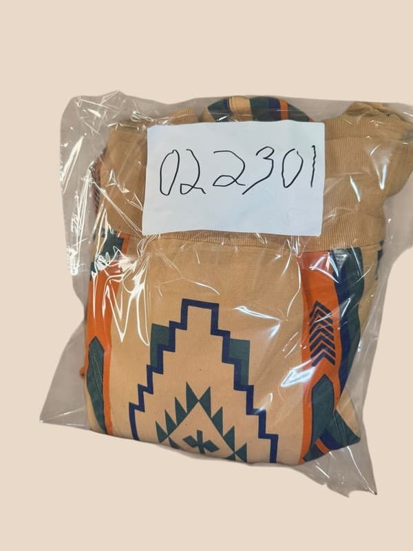 Champion Reverse Weave Southwestern Aztec All Over Print Hoodie Large - Thumbnail 10