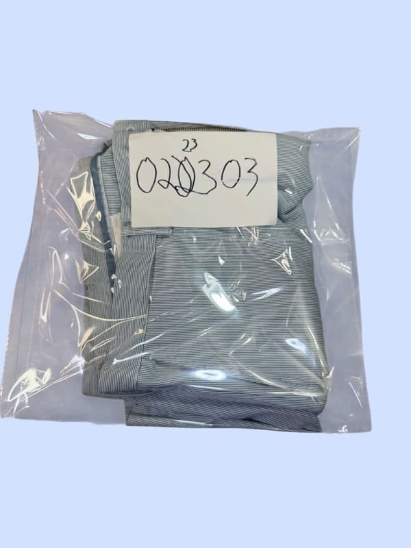 Polo Ralph Lauren Blue White Striped Seersucker Classic Fit 6" Shorts - Thumbnail 10