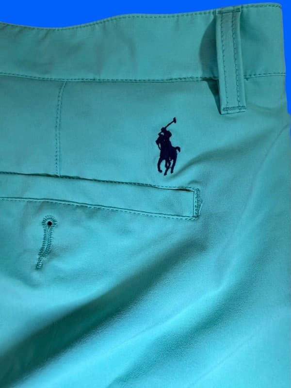 Polo Ralph Lauren Men’s 40 Aqua Green Stretch Golf Shorts 10” Inseam - Thumbnail 11