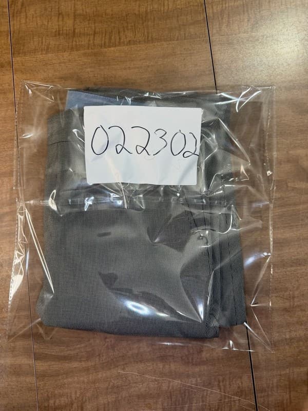 Nautica Men’s Dress Pants 32x32 Blue Micro Check Flat Front - Thumbnail 11