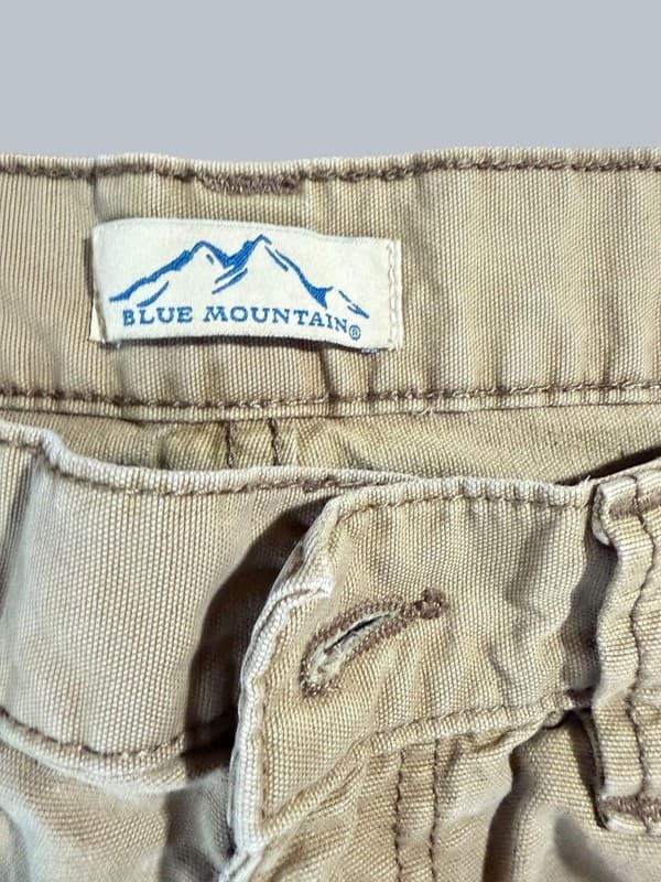 Vintage Blue Mountain Distressed Carpenter Work Pant Paint Splatter Canvas 34x32 - Thumbnail 3