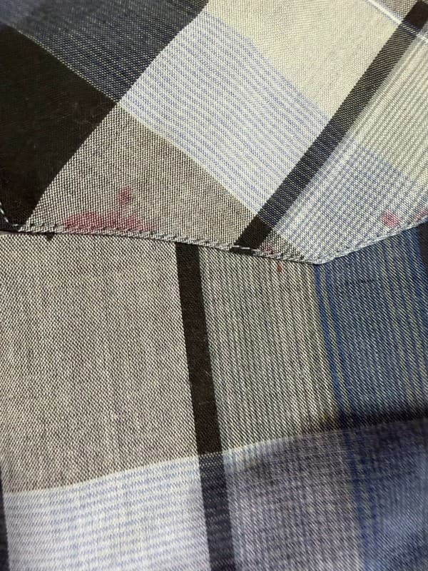 Plains Western Wear Mens 2X Pearl Snap Short Sleeve Western Shirt Blue Black Gra - Thumbnail 5