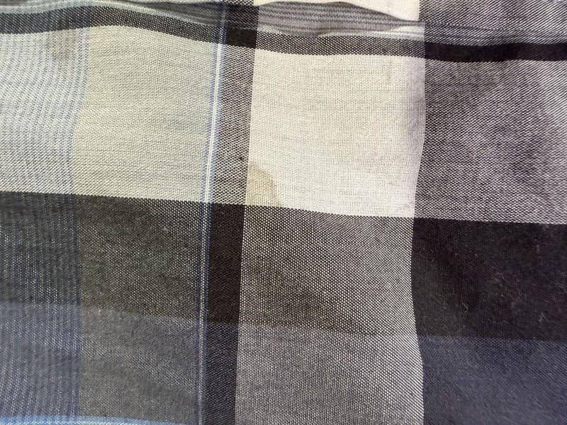 Plains Western Wear Mens 2X Pearl Snap Short Sleeve Western Shirt Blue Black Gra - Thumbnail 8