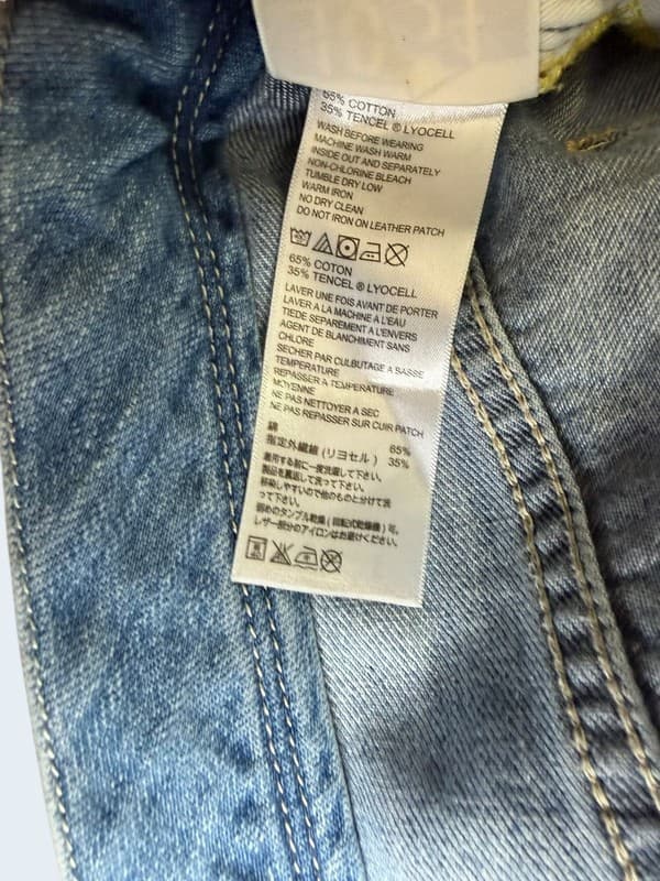 Tommy Bahama Men's Light Wash Relaxed Straight Fit Jeans Size 40 - Thumbnail 3