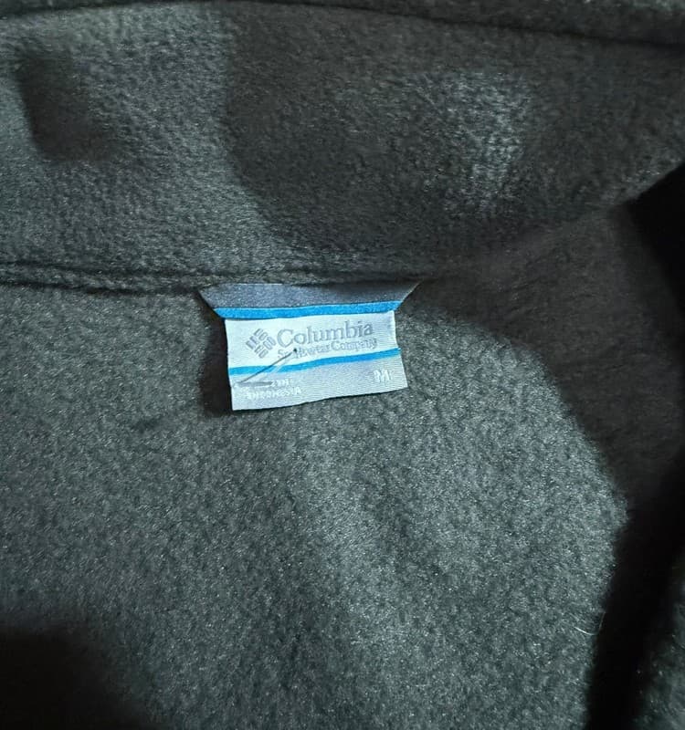 Columbia Full Zip Fleece Jacket Men’s Medium Greg Zippered Pockets - Thumbnail 3