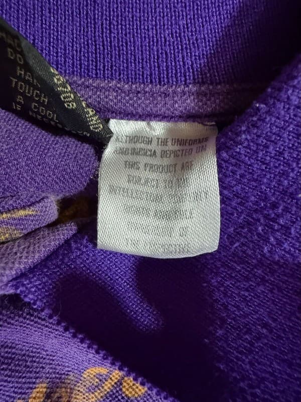 Vintage Chiliwear LSU Tigers All Over Print Purple Polo Shirt 3XLT - Thumbnail 5