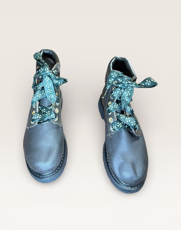 Gauchos Leather Lace-Up Work Boots Size 8 - Thumbnail 3