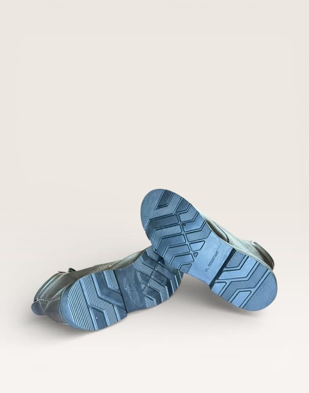 Gauchos Leather Lace-Up Work Boots Size 8 - Thumbnail 5