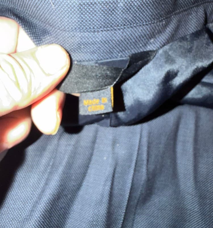 Baroni Executive Navy 2 Button Suit Mens 44R 44x32 Flat Front - Thumbnail 4