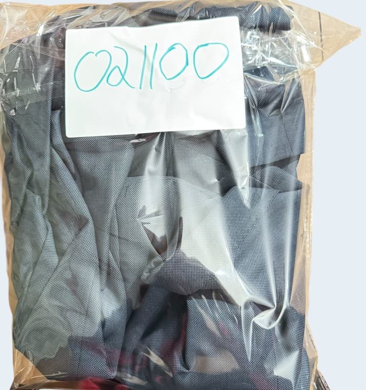 Baroni Executive Navy 2 Button Suit Mens 44R 44x32 Flat Front - Thumbnail 13