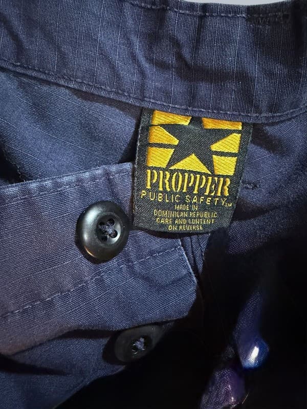 Propper Public Safety Navy Blue Ripstop Cargo Tactical Pants Large Regular - Thumbnail 6