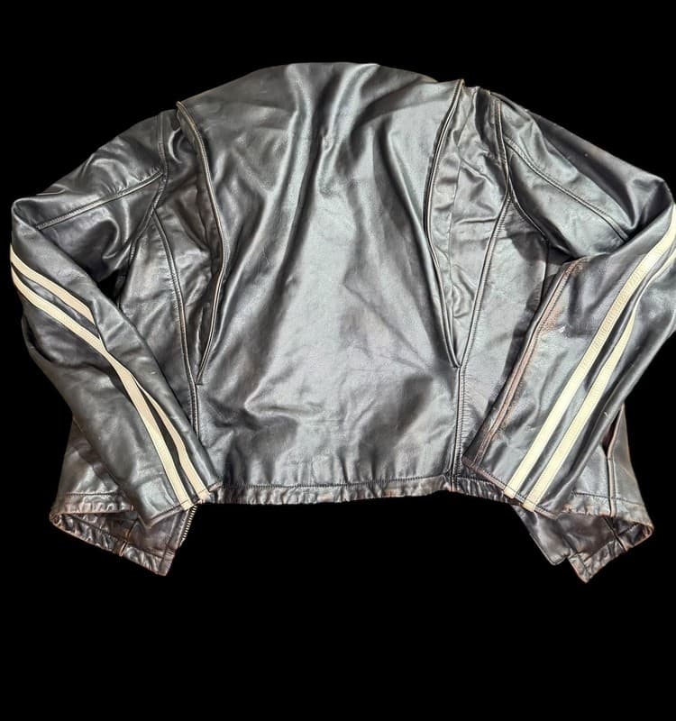 Harley-Davidson Women's Genuine Motor-clothes Leather Jacket w Racing Stripes - Thumbnail 2