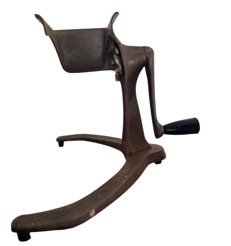 Antique Cast Iron Apple Peeler Frame Primitive Farmhouse Kitchen Decor - Image 1