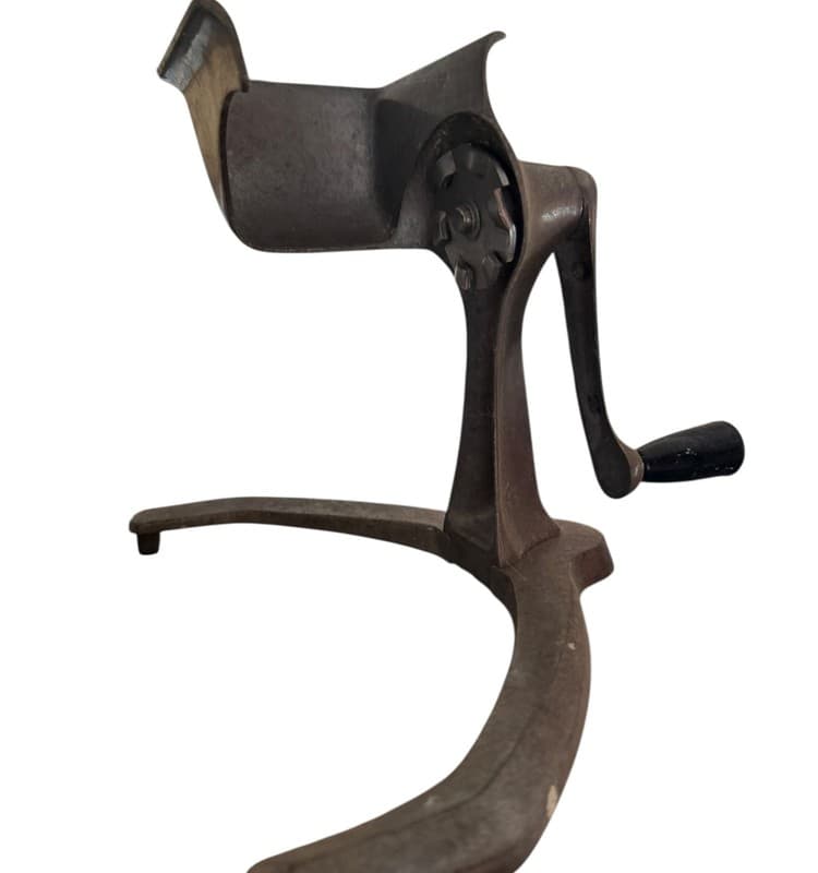 Antique Cast Iron Apple Peeler Frame Primitive Farmhouse Kitchen Decor - Thumbnail 2