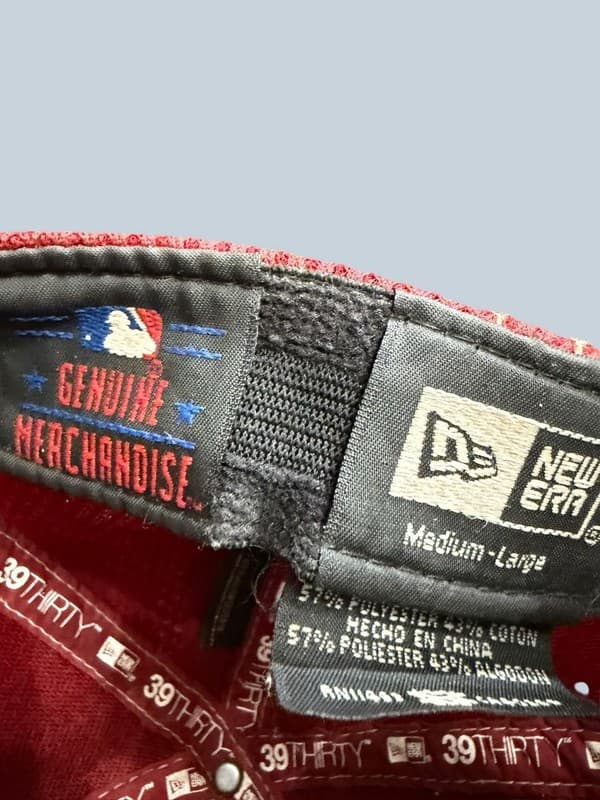 New Era 39THIRTY Houston Astros Distressed Red Mesh Back Flex Fit Hat - Thumbnail 6