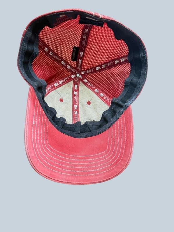 New Era 39THIRTY Houston Astros Distressed Red Mesh Back Flex Fit Hat - Thumbnail 5