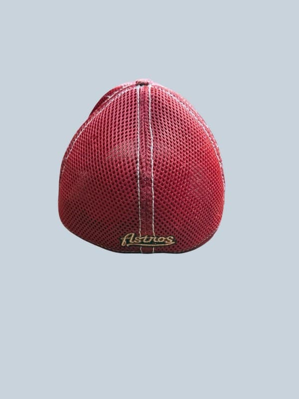 New Era 39THIRTY Houston Astros Distressed Red Mesh Back Flex Fit Hat - Thumbnail 2