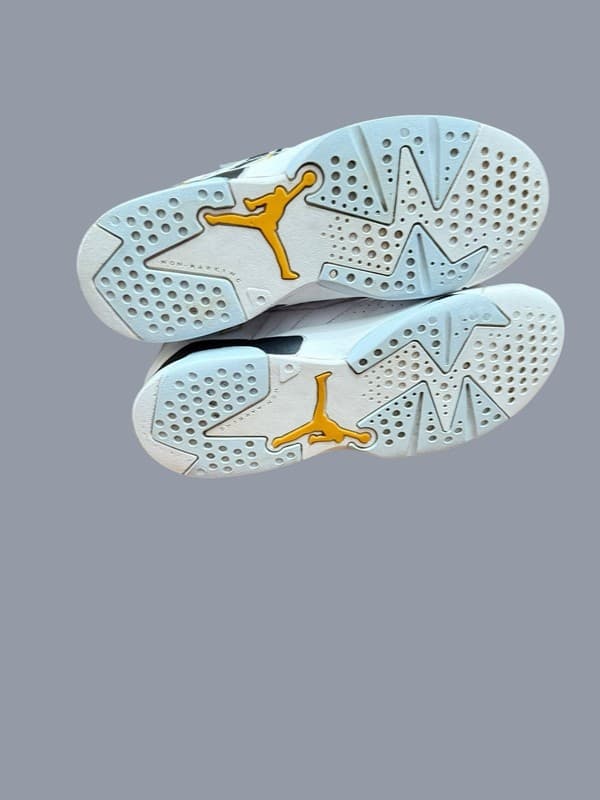 Nike Air Jordan Jumpman MVP White Yellow Ochre PS DZ5578-107 Size 3Y - Thumbnail 7