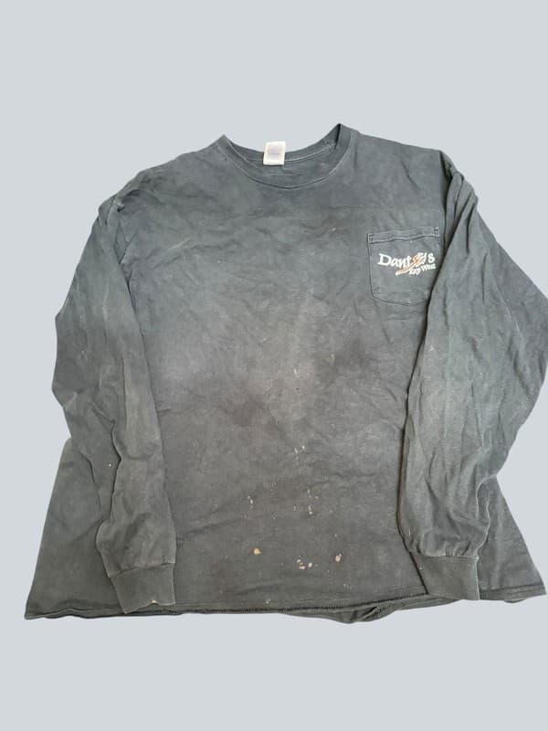 Vintage Dante's Key West Mermaid Graphic Long Sleeve Pocket T-Shirt 2XL - Image 1