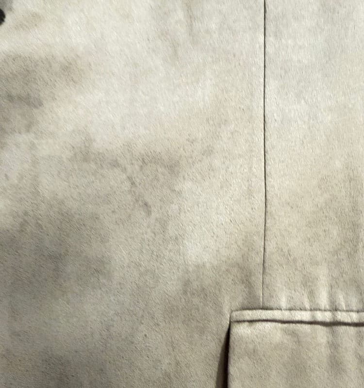 Chaps Men's Tan Faux Suede Two-Button Blazer with Paisley Lining - Thumbnail 9