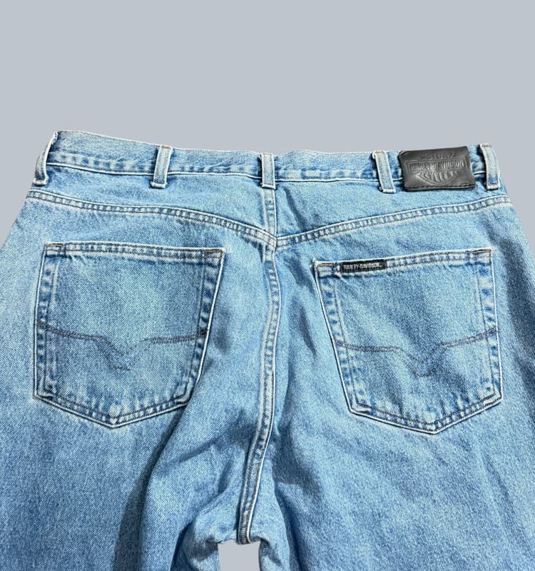 Vintage Harley Davidson Denim Jeans 38x36 Y2K - Thumbnail 10