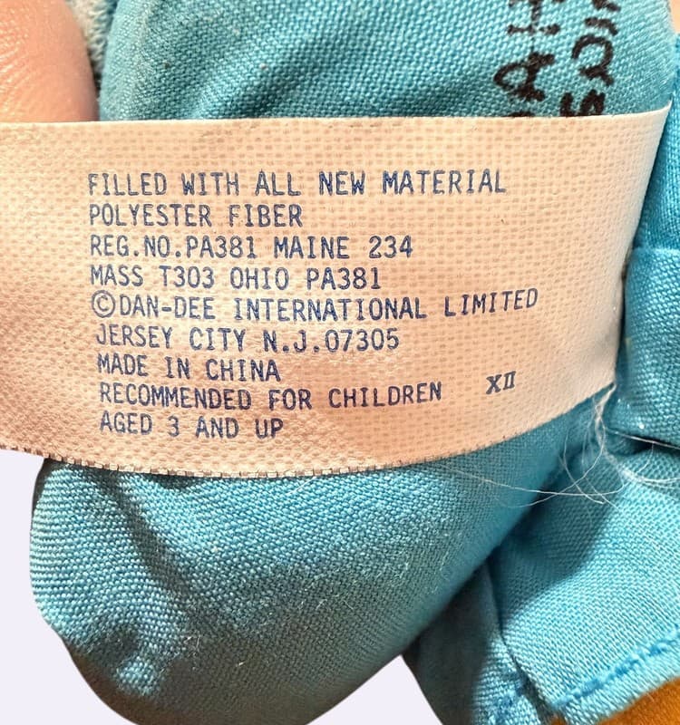 Vintage 1990 Bart Simpson Aye Caramba Plush Toy with Suction Cups Dan-Dee - Thumbnail 5