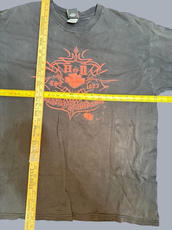 Vntg 2008 Harley-Davidson Kitty Hawk North Carolina Tribal Graphic T-Shirt 2XL - Thumbnail 6