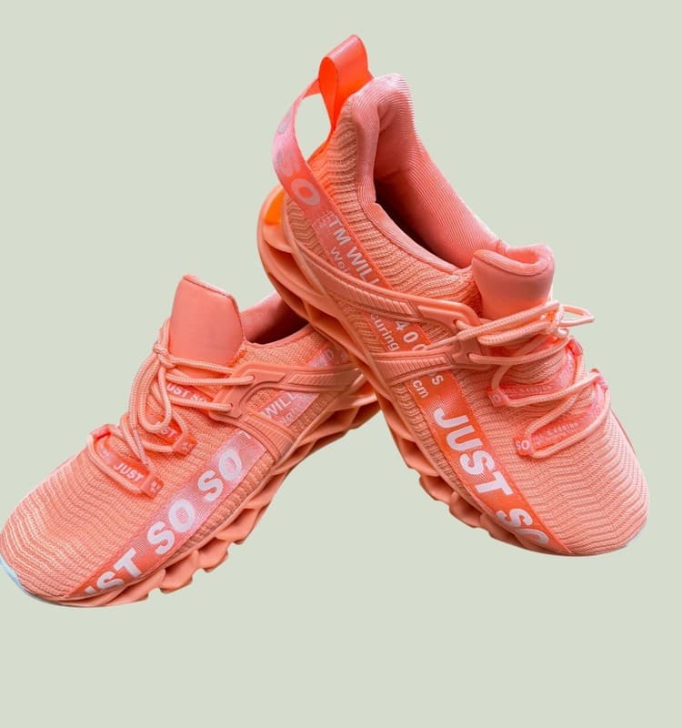 Women's Just So So Non Slip Blade Performance Sneakers Orange Women’s 8.5–9 - Image 1