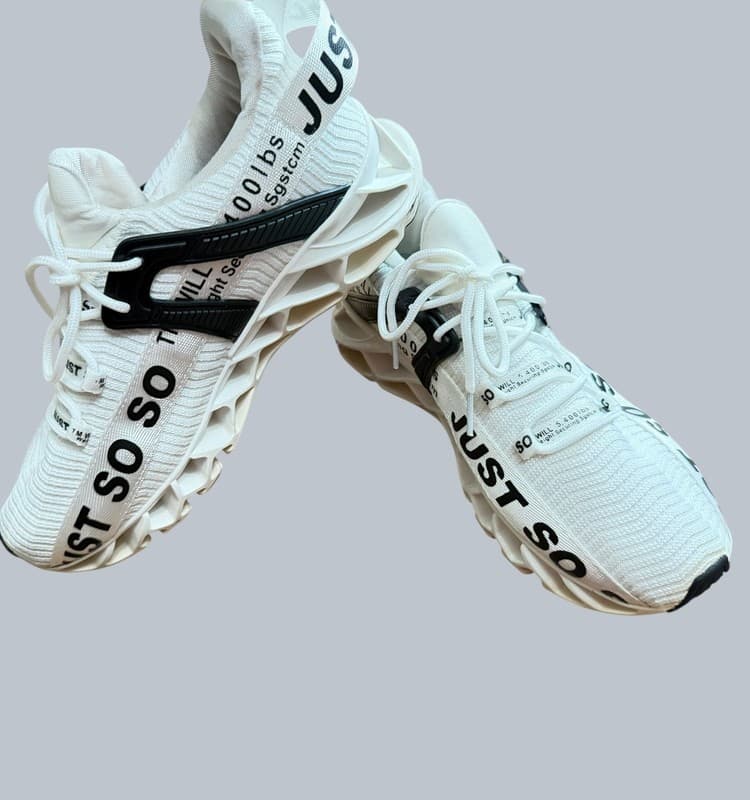 Just So So Men’s 7 / Women’s 8.5–9 (EU 40) White Blade Running Sneakers - Image 1