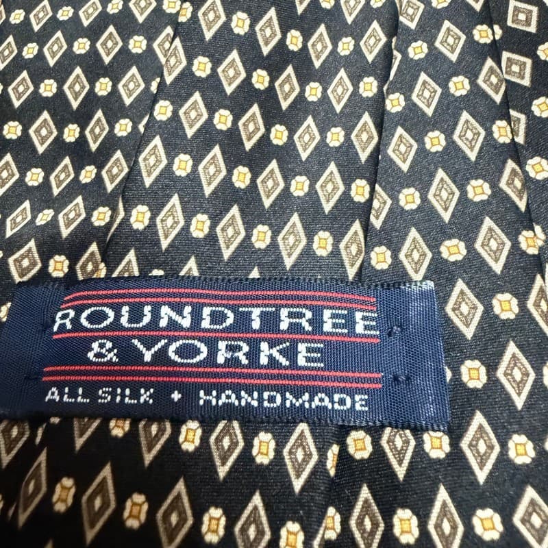 Men’s Silk Necktie Lot of 5 – Designer & Brand Names – Dress / Office - Thumbnail 19