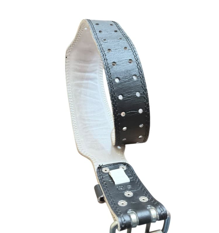 Gold's Gym Black Split Leather Padded Weightlifting Belt Size S/M - Thumbnail 6