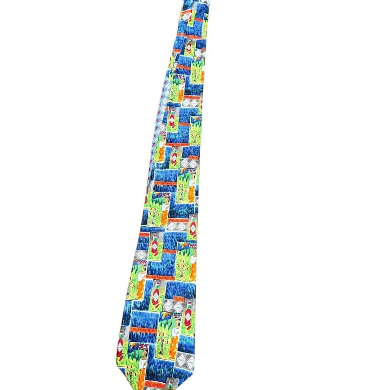 Tabasco Gallery Collection VI Pepper Harvest Silk Necktie - Image 1