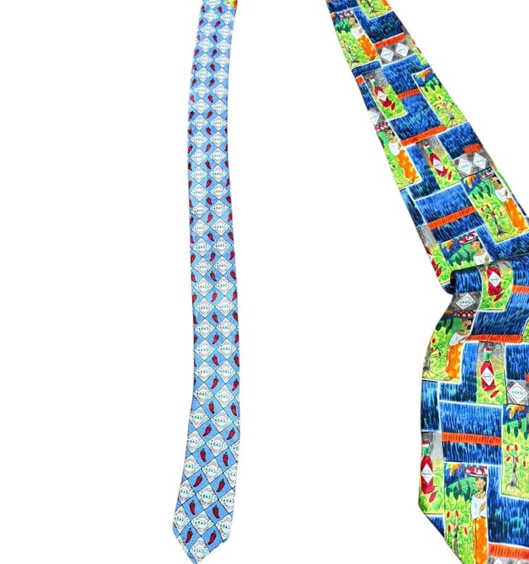 Tabasco Gallery Collection VI Pepper Harvest Silk Necktie - Thumbnail 3