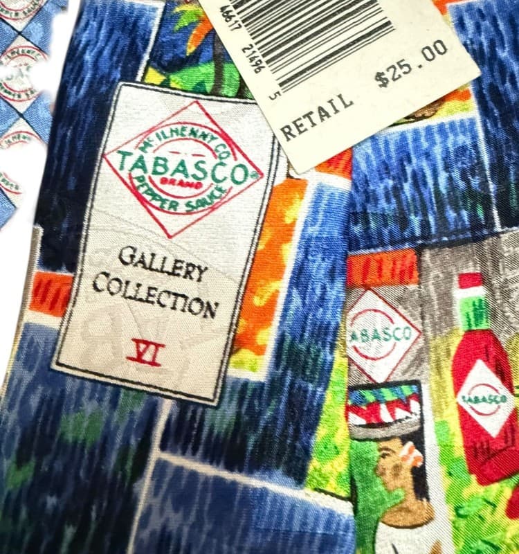 Tabasco Gallery Collection VI Pepper Harvest Silk Necktie - Thumbnail 4