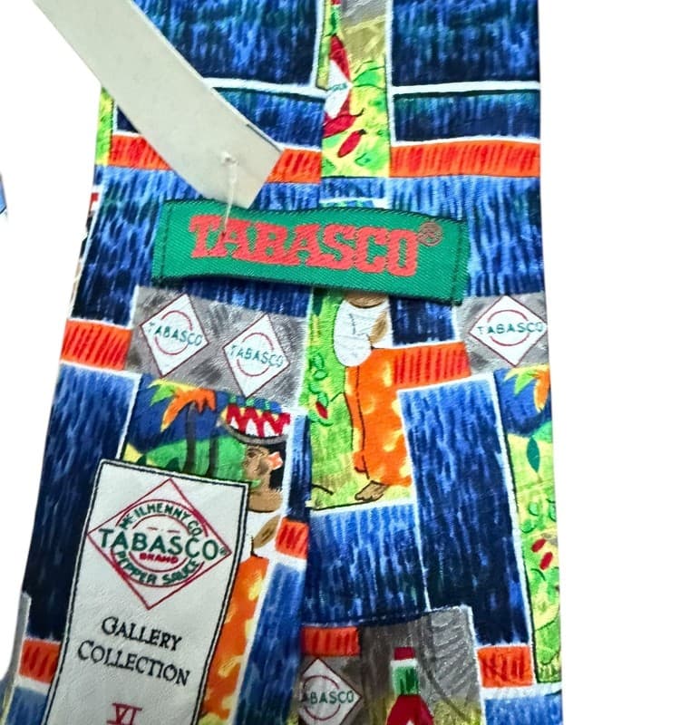 Tabasco Gallery Collection VI Pepper Harvest Silk Necktie - Thumbnail 5