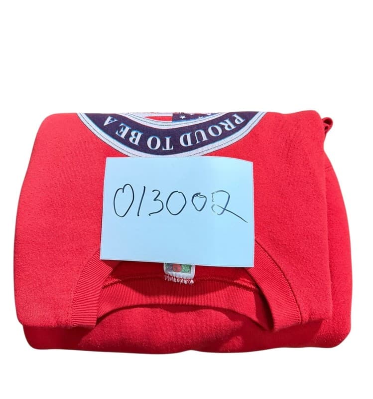 Vintage 90s Calhoun Middle School Chieftains Graphic Sweatshirt XXL Red - Thumbnail 7