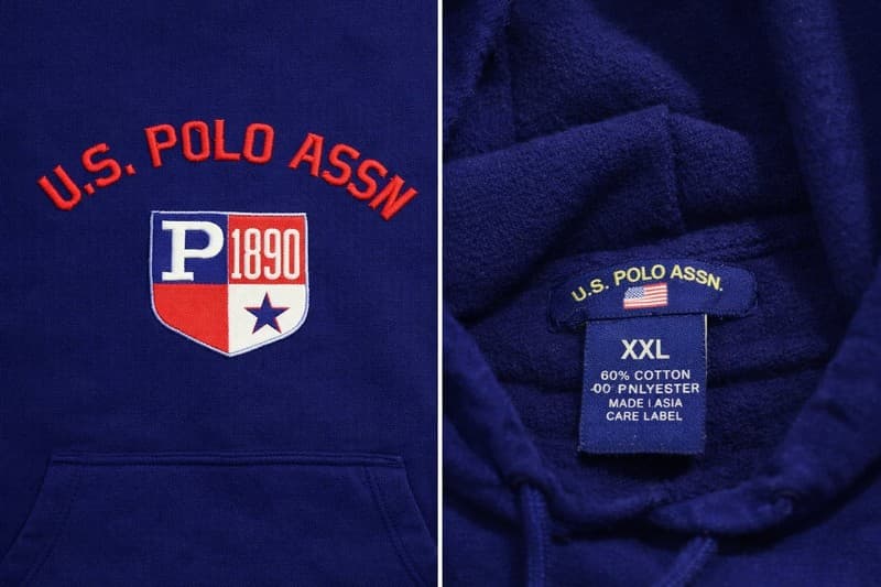 U.S. Polo Assn. Navy Blue Hoodie Sweatshirt - Men’s XXL - Thumbnail 3