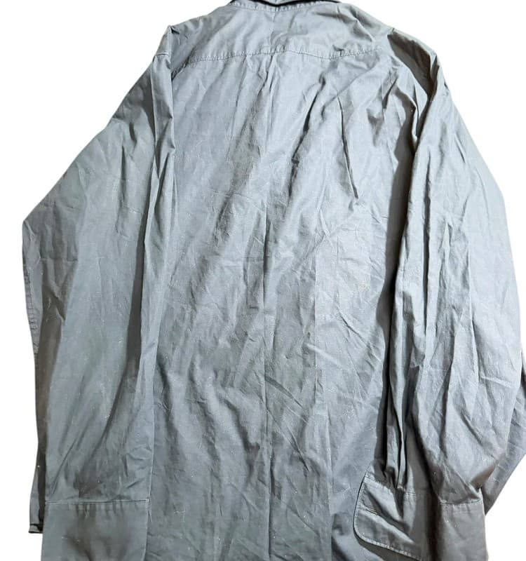 Men’s Claiborne Long Sleeve Button-Down Dress Shirt - Size XL - Navy Blue - Thumbnail 4