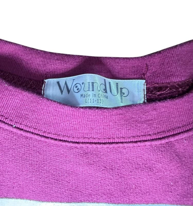 Wound Up Women’s Maroon “Allergic to Mornings” Graphic Sweatshirt - Size L - Thumbnail 3
