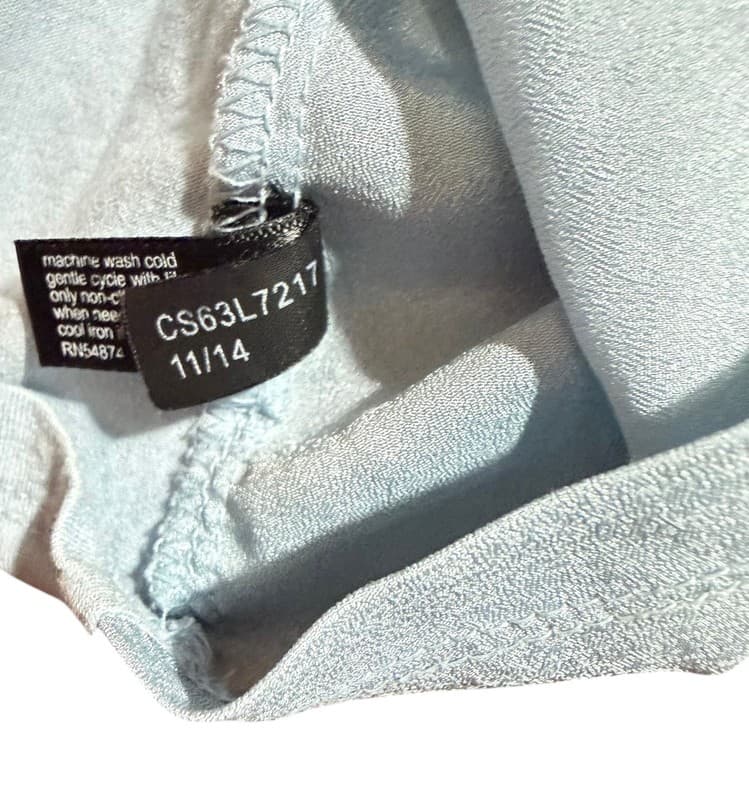 The Limited Light Blue Sleeveless Blouse Women’s Size Small - Thumbnail 4