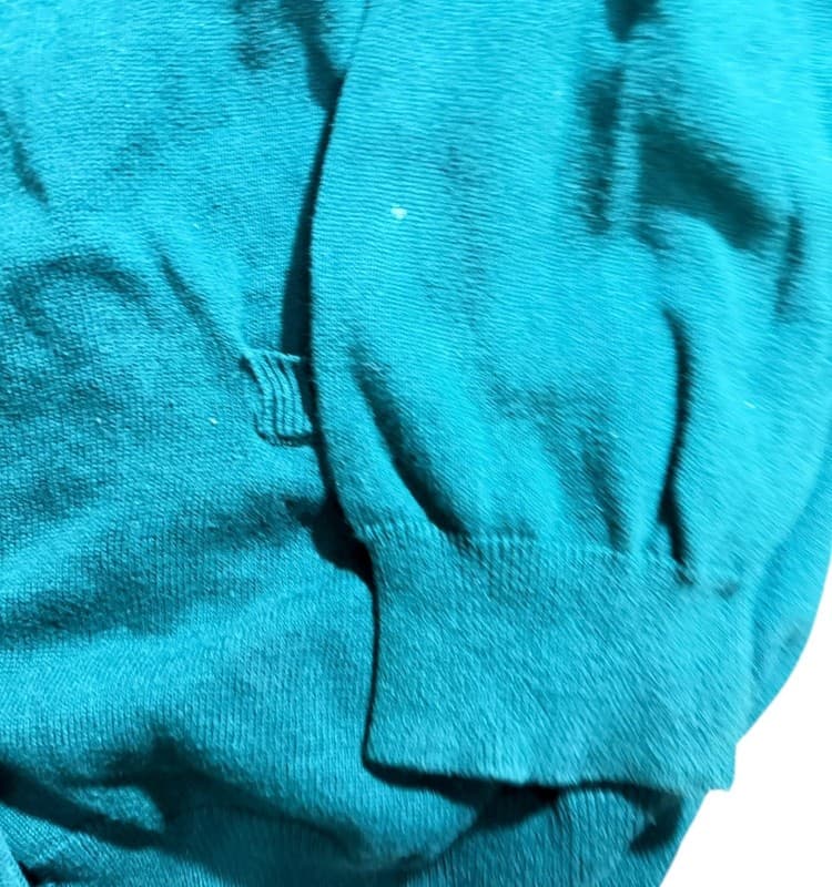 Women’s Ellos Turquoise Cotton Cardigan Size 1X (22-24) - Thumbnail 9