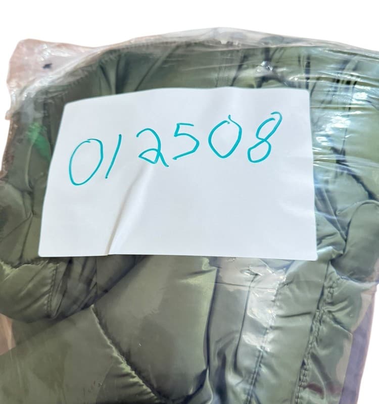 Wonder Nation Youth XXL 18 Puffer Jacket Hooded Olive Blue WB48305 - Thumbnail 5