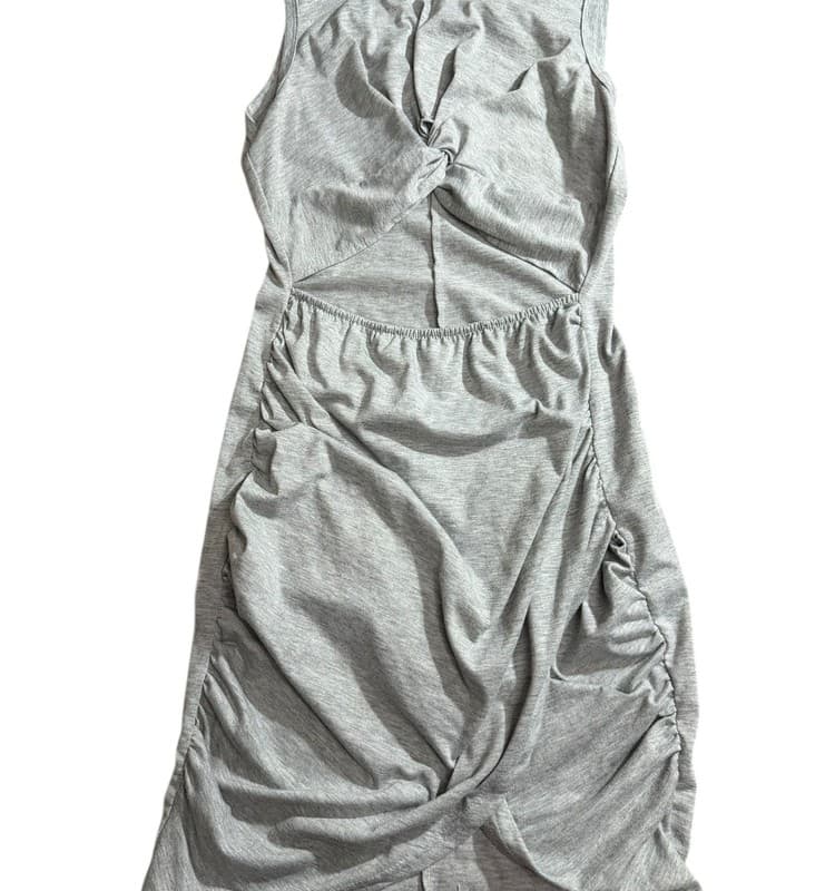 Beachsissi Swimwear XL Gray Dress Long Sleeveless - Image 1