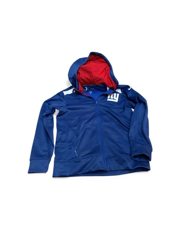 New York Giants Nike Therma Fit On Field Full Zip Hoodie Jacket - Image 1