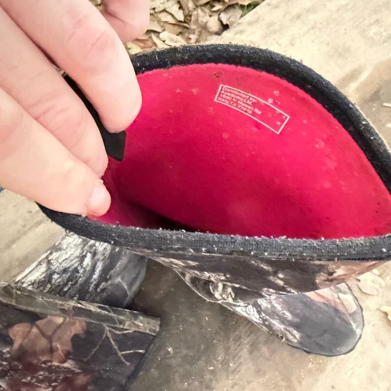 Camouflage Neoprene Hunting Boots Waterproof Insulated Slip-On Outdoor - Thumbnail 5