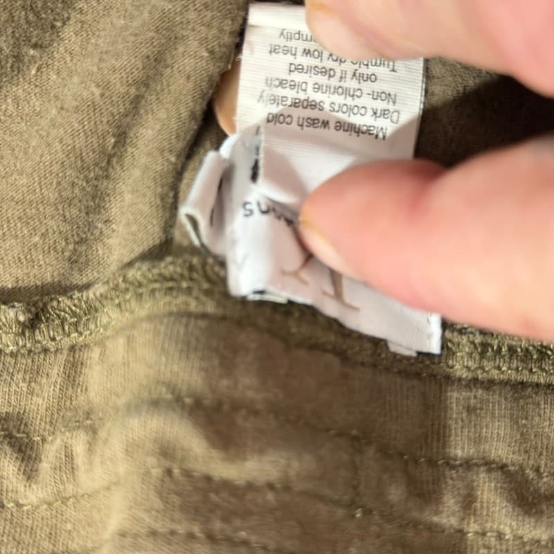 Calvin Klein Jeans Olive Green Cotton Shorts Womens Size M - Thumbnail 5